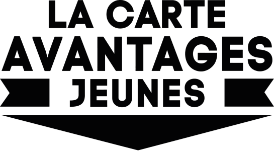 Logo de la carte avantages jeunes du réseau Info Jeunes Bourgogne-Franche-Comté.