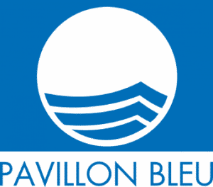 Logo du pavillon bleu, un label de qualité environnementale.